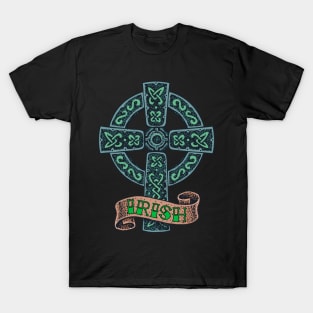 Celtic Cross Irish St Patrick's Day T-Shirt